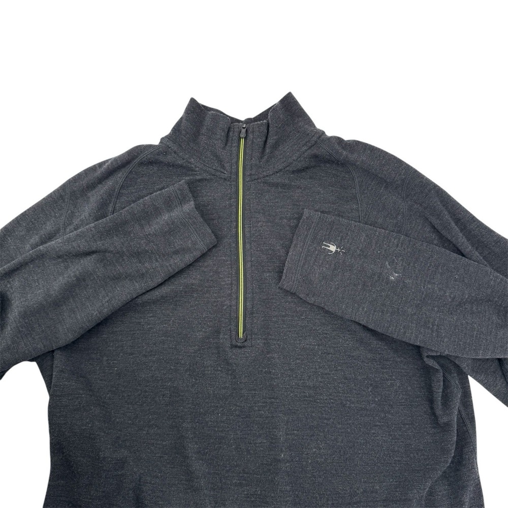 Smartwool‎ Men's Merino NTS 250 Baselayer Quarter Zip Taupe Heather XL